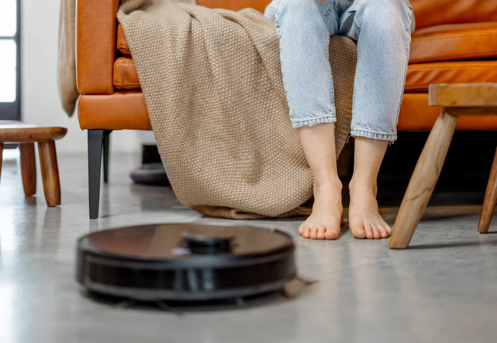 white robot vacuum cleaner