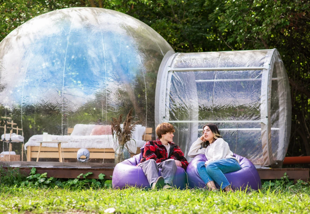 large bubble tent